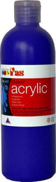 500ml bottle of Fas Student Acrylic paint in Violet, high-quality, fast-drying, non-toxic, perfect for artists of all levels.