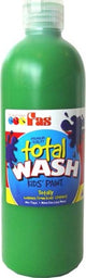 Fas Total Wash 500ml Green washable paint for kids, eco-friendly, non-toxic, easy to clean and mess-free art fun.