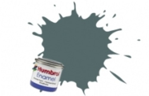 Humbrol Enamel 31 Slate Grey paint in a 14ml tin, perfect for model painting with quick-drying, versatile application.