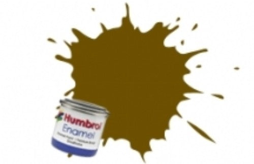 Humbrol Enamel 84 Mid Stone 14ml paint for scale modeling, offering fast-drying, high adhesion, and versatility on various surfaces.