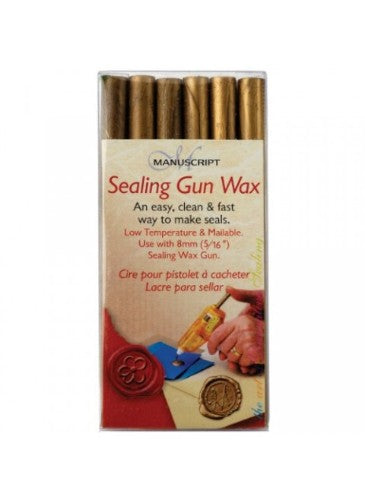 Gold sealing wax sticks for low-temperature guns, ideal for elegant invitations and creative projects, 72 pieces included.