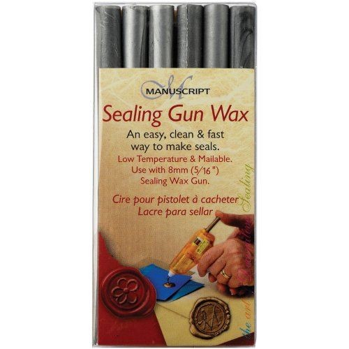 Manuscript Sealing Gun Wax Silver (72pcs