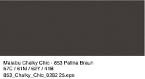 Marabu Chalky-Chic 225ml Prot Wax Brown