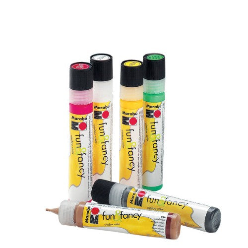 Vanilla glass paint in 80ml for creative DIY projects, providing vibrant color and glossy finish for glass art and decor.