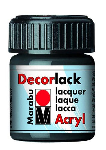 Marabu Decorlack 15ml Carmine Red acrylic paint, vibrant, glossy finish for versatile crafting on wood, metal, glass, and ceramics.