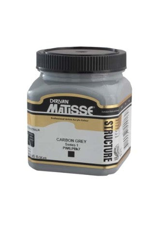 Acrylic Paint - Matisse Str 250ml Carbon Grey S1