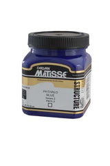 Matisse Structure Acrylic Paint in Phthalo Blue, ideal for vibrant textures and expressive finishes.