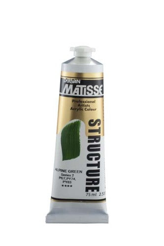 Acrylic Paint - Matisse Str 75ml Alpine Green S2