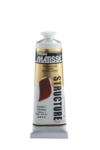 Acrylic Paint - Matisse Str 75ml Burnt Sienna S1