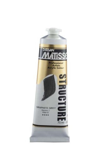 Acrylic Paint - Matisse Str 75ml Graphite Grey S2