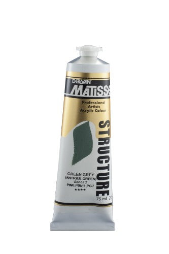 Acrylic Paint - Matisse Str 75ml Green Grey (Antq) S2