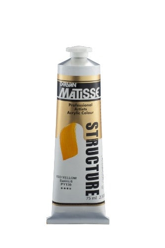 Acrylic Paint - Matisse Str 75ml Iso Yellow S6