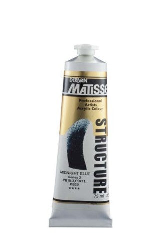 Acrylic Paint - Matisse Str 75ml Midnight Blue S2