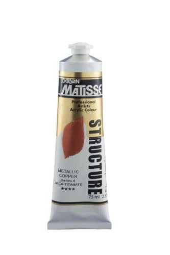 Acrylic Paint - Matisse Str 75ml Metallic Copper S4