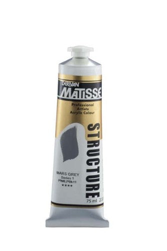 Acrylic Paint - Matisse Str 75ml Mars Grey S1