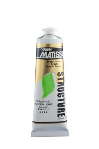 Acrylic Paint - Matisse Str 75ml Perm Green Light S2