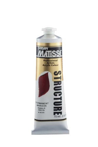 Acrylic Paint - Matisse Str 75ml Permanent Maroon S6