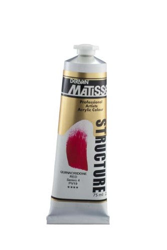 Acrylic Paint - Matisse Str 75ml Quinacridone Red S4