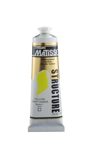 Acrylic Paint - Matisse Str 75ml Yellow Light Hansa S2