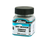 Matisse Dry Med 40ml Ferrous Powder for artists, enhances textures and effects in mixed media and paintings.