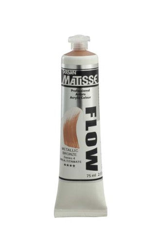 Acrylic Paint - Matisse Flow 75ml Metallic Bronze S4