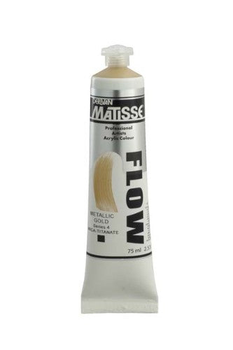 Acrylic Paint - Matisse Flow 75ml Metallic Gold S4