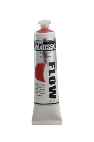 Acrylic Paint - Matisse Flow 75ml Napthol Scarlet S3