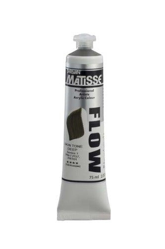 Matisse Flow 75ml Acrylic Paint in Skin Tone Dp S1, premium quality for smooth, vibrant artistic applications.