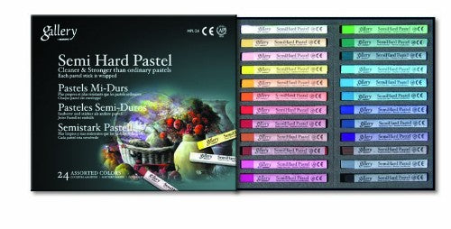 Artist Pastel Set - Gallery Semi Hard Pastel Mpl-24