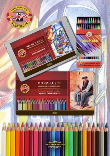 Mondeluz Aquarelle Pencil Sky Blue