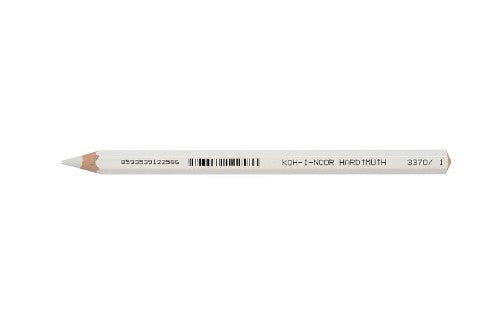 Mondeluz Aquarelle Pencil in White, versatile and water-soluble for rich watercolor effects on various surfaces.