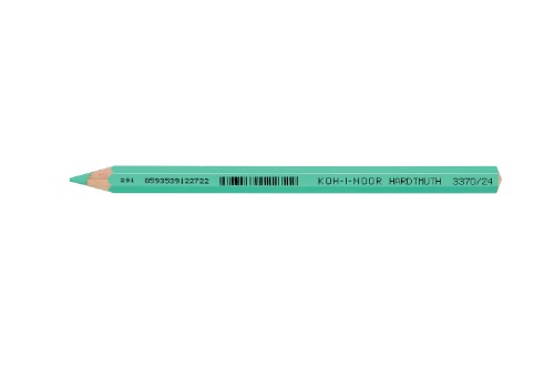 Mondeluz Aquarelle Pencil in Pea Green, a soft, water-soluble pencil for vibrant, blendable artwork and detailed drawing.