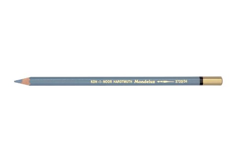 Mondeluz Aquarelle Pencil in Light Grey, ideal for soft shadows and versatile watercolor effects.