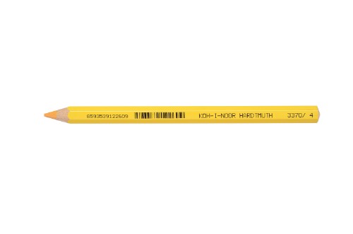 Mondeluz Aquarelle Pencil in Dark Yellow, featuring a soft water-soluble core for vibrant colors and seamless blending.