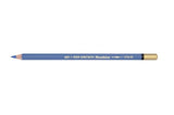 Mondeluz Aquarelle Pencil in Phthalo Blue, a water-soluble pencil for vibrant sketches and watercolor effects.