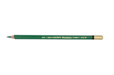 Emerald Green Mondeluz Aquarelle Pencil, water-soluble with vibrant color, perfect for detailed and watercolor effects.