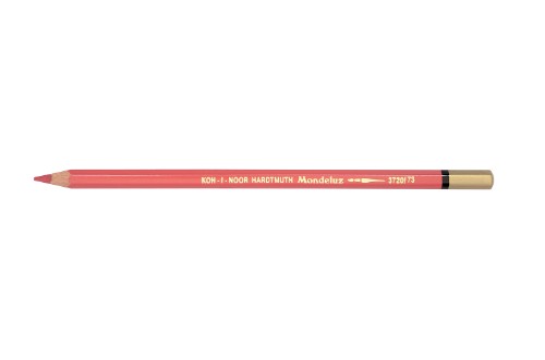 Mondeluz Aquarelle Pencil in Carmine, vibrant water-soluble pencil ideal for expressive artwork and watercolor effects.