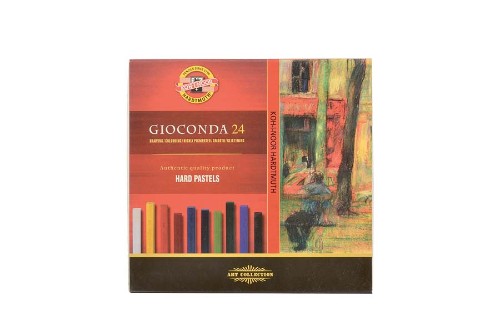 Set of 24 Gioconda Oil Chalks featuring vibrant colors and buttery smooth application for versatile artistic expression.