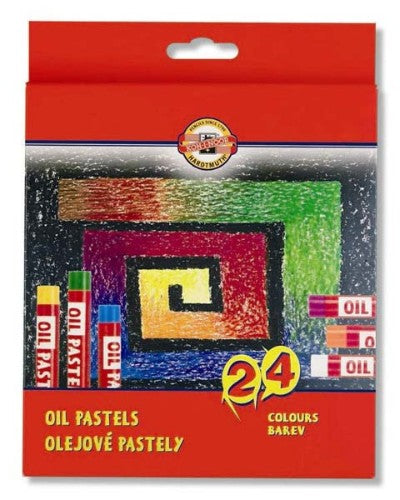 Set of 24 Gioconda Oil Pastels in vibrant colors for smooth application and exceptional blending for artists of all skill levels.