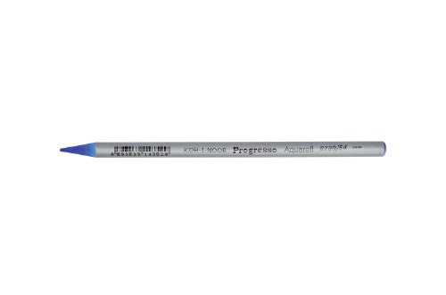 Pack of 12 Progresso Aquarelle Cobalt Blue pencils for vibrant watercolor effects and precise control in artwork.