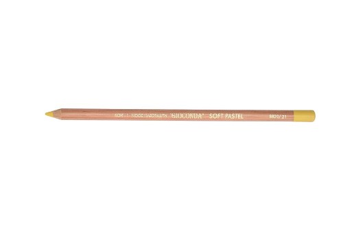 Soft Pastel Chalk Pencil in Naples Yellow, ideal for vibrant artwork with smooth texture and rich blendability.