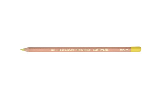 Soft Pastel Chalk Pencil in Lemon Yellow with 4.2mm lead for vibrant, detailed artwork; ideal for artists of all levels.