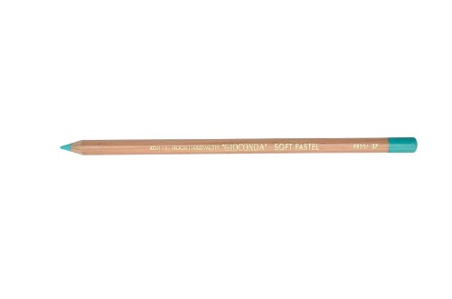 Soft pastel chalk pencil in Grass Green with 4.2mm lead for versatile strokes and detail, ideal for vibrant artwork.