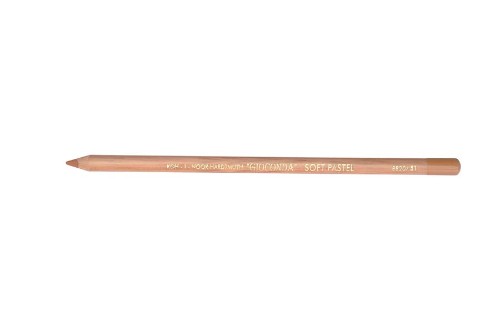 Soft Pastel Chalk Pencil in English Red, ideal for vibrant artwork with smooth application and rich pigment delivery.