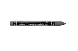 Hexagonal 2B graphite stick for artists, ideal for shading and blending on various surfaces.