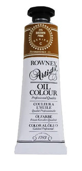 Rown Art Oils 38ml Brown Pink, premium oil paint with rich pigment, ideal for creating depth and texture in art.