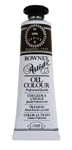 Artist Oil Paint - Rown Art Oils 38ml Sepia