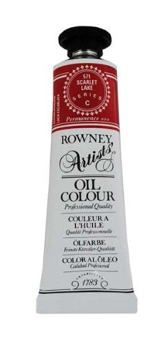 Artist Oil Paint - Rown Art Oils 38ml Scarlet Lake