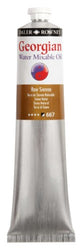 Rown Gwamo 200ml Raw Sienna Artist Oil Paint in a tube, ideal for rich, warm hues and versatile painting techniques.