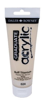 Acrylic Paint - D-R Graduate Acrylic 120ml Buff Titanium